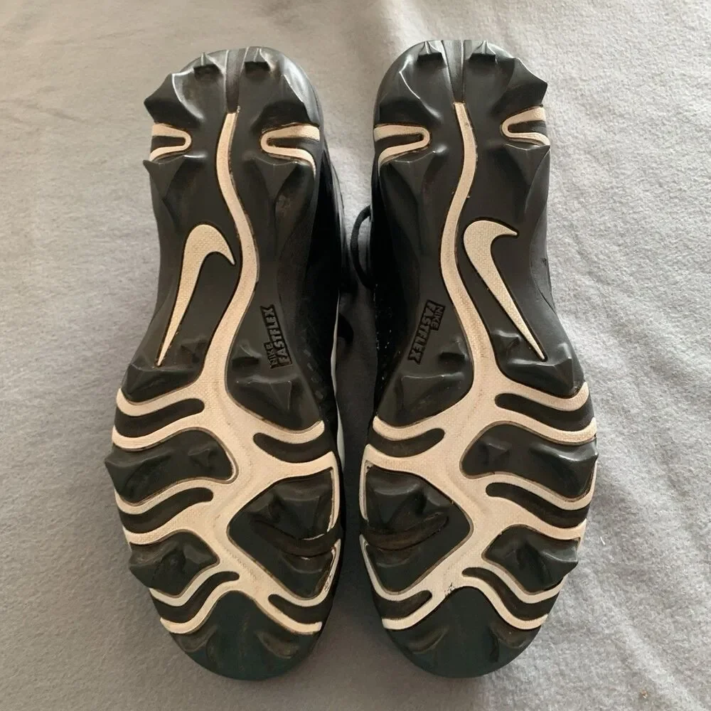 Nike Alpha Baseball Cleats Black Size US 9 W UK 8 EUR 42.5 Good Practice Cleats